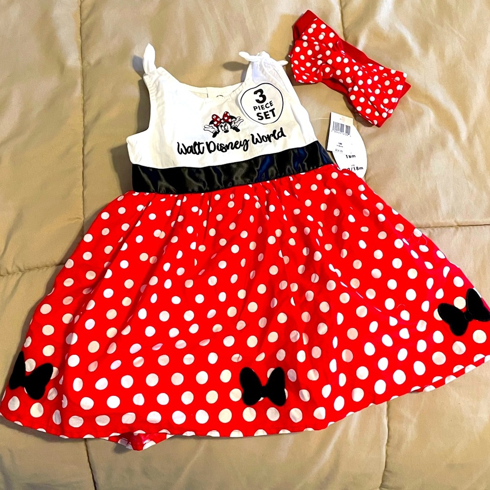 Disney dress pamper cover and headband